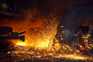 Walter Nork - Roheisenabstich 1
