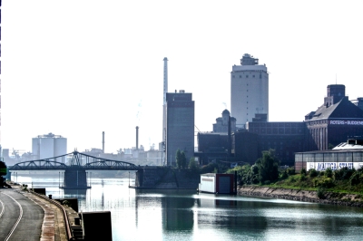 Rainer Deling - Hafeneinfahrt Krefeld
